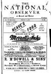 National Observer Saturday 23 February 1895 Page 1