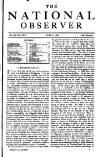 National Observer Saturday 08 June 1895 Page 1