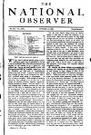 National Observer Saturday 26 October 1895 Page 1