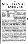 National Observer Saturday 02 November 1895 Page 1