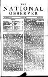 National Observer Saturday 20 June 1896 Page 1
