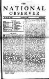 National Observer Saturday 09 January 1897 Page 1