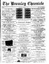 Bromley Chronicle Thursday 03 March 1892 Page 1