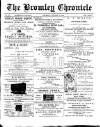 Bromley Chronicle Thursday 12 October 1893 Page 1
