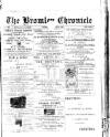 Bromley Chronicle Thursday 04 January 1894 Page 1