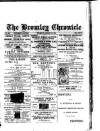 Bromley Chronicle Thursday 25 January 1894 Page 1