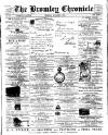 Bromley Chronicle Thursday 08 November 1894 Page 1