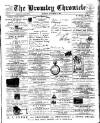Bromley Chronicle Thursday 29 November 1894 Page 1