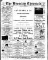 Bromley Chronicle Thursday 29 October 1896 Page 1