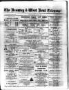 Bromley and West Kent Telegraph Saturday 08 August 1891 Page 1