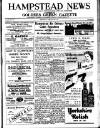 Hampstead News Thursday 26 January 1939 Page 1