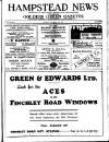 Hampstead News Thursday 16 February 1939 Page 1