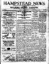Hampstead News Thursday 16 November 1939 Page 1