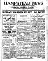 Hampstead News Thursday 10 October 1940 Page 1