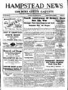 Hampstead News Thursday 02 September 1943 Page 1