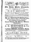 Daily Malta Chronicle and Garrison Gazette Thursday 27 August 1896 Page 1