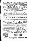 Daily Malta Chronicle and Garrison Gazette Wednesday 18 November 1896 Page 1