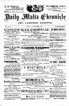 Daily Malta Chronicle and Garrison Gazette Friday 04 November 1898 Page 1