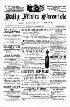 Daily Malta Chronicle and Garrison Gazette Saturday 05 November 1898 Page 1