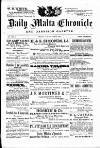 Daily Malta Chronicle and Garrison Gazette Friday 11 November 1898 Page 1