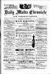 Daily Malta Chronicle and Garrison Gazette Saturday 12 November 1898 Page 1