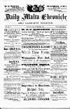 Daily Malta Chronicle and Garrison Gazette Monday 14 November 1898 Page 1