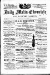 Daily Malta Chronicle and Garrison Gazette Wednesday 23 November 1898 Page 1