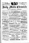 Daily Malta Chronicle and Garrison Gazette Monday 28 November 1898 Page 1