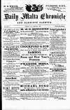 Daily Malta Chronicle and Garrison Gazette Friday 13 January 1899 Page 1