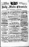 Daily Malta Chronicle and Garrison Gazette Saturday 13 January 1900 Page 1