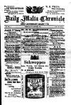Daily Malta Chronicle and Garrison Gazette Tuesday 24 January 1911 Page 1
