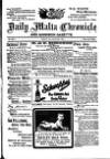 Daily Malta Chronicle and Garrison Gazette Friday 05 January 1912 Page 1