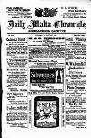 Daily Malta Chronicle and Garrison Gazette Tuesday 07 January 1913 Page 1