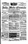 Daily Malta Chronicle and Garrison Gazette Saturday 01 February 1913 Page 1