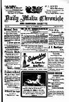 Daily Malta Chronicle and Garrison Gazette Friday 07 November 1913 Page 1