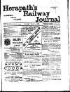 Herapath's Railway Journal Friday 05 January 1900 Page 1