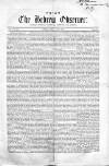 Hebrew Observer Friday 01 April 1853 Page 1
