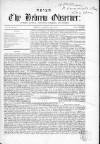 Hebrew Observer Friday 12 August 1853 Page 1