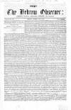 Hebrew Observer Friday 30 June 1854 Page 1