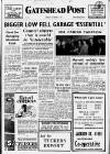 Gateshead Post Friday 01 December 1961 Page 1