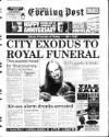 South Wales Daily Post Thursday 04 September 1997 Page 1