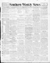 Southern Weekly News Saturday 19 May 1900 Page 1