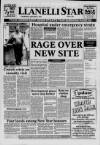Llanelli Star Thursday 07 January 1993 Page 1