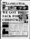 Llanelli Star Thursday 19 December 1996 Page 1