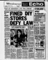South Wales Echo Saturday 08 January 1983 Page 1