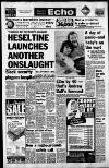 South Wales Echo Thursday 16 January 1986 Page 1