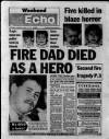 South Wales Echo Saturday 02 January 1988 Page 1