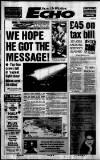 South Wales Echo Thursday 14 January 1993 Page 1