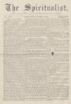 Spiritualist Friday 31 December 1869 Page 1