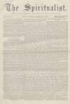 Spiritualist Tuesday 15 February 1870 Page 1